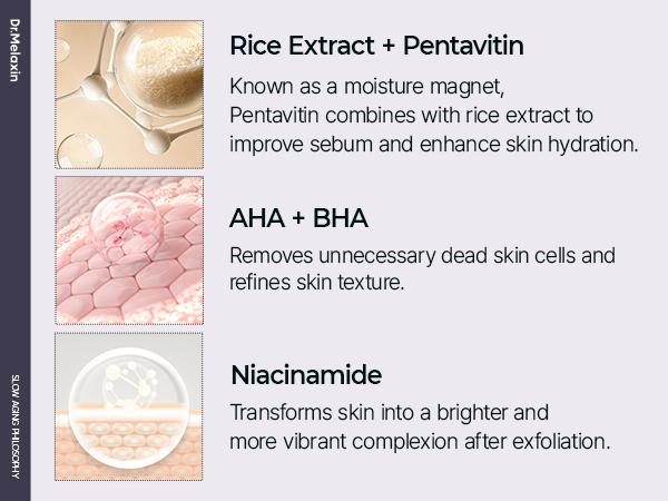 Peel Shot Glow Rice Ampoule Duo - Serums for Brightening, Exfoliating, and Moisturizing -Suitable for All Skin Types