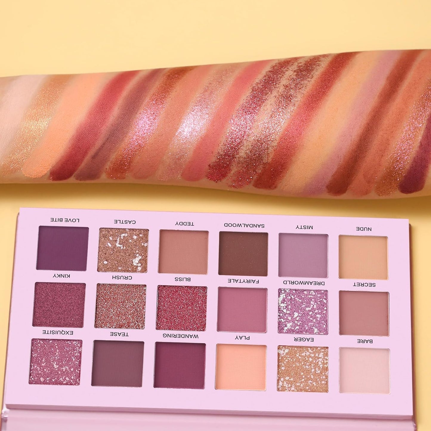 Professional 18 Colors Nude Eyeshadow Palette