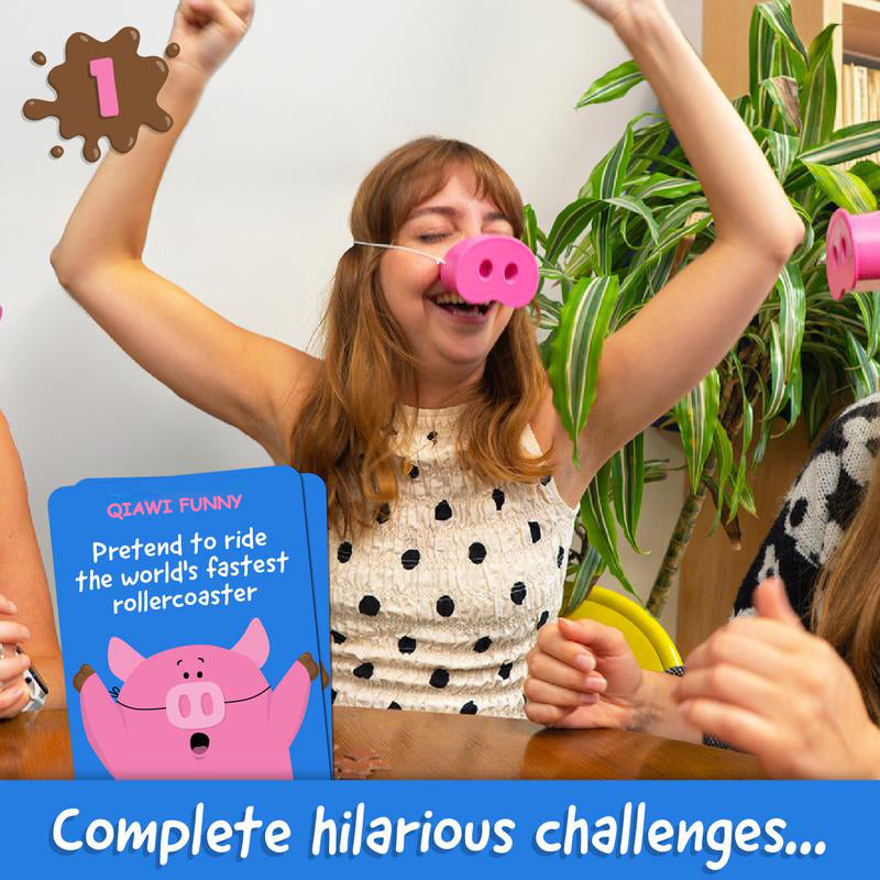 😂The Oinkcredible You Laugh You Lose Party Game🐽