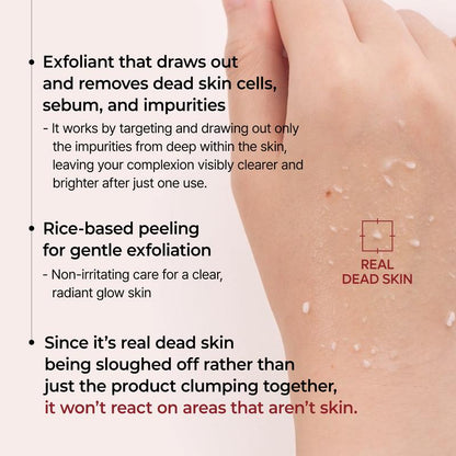 Peel Shot Glow Rice Ampoule Duo - Serums for Brightening, Exfoliating, and Moisturizing -Suitable for All Skin Types