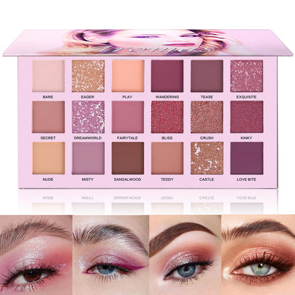 Professional 18 Colors Nude Eyeshadow Palette