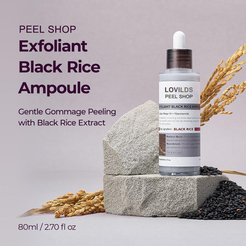 Peel Shot Glow Rice Ampoule Duo - Serums for Brightening, Exfoliating, and Moisturizing -Suitable for All Skin Types