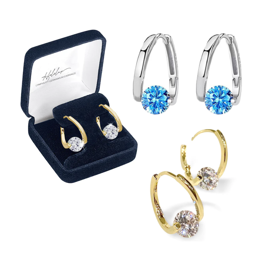 🔥Histone Lymphvity MagneTherapy Germanium Earrings