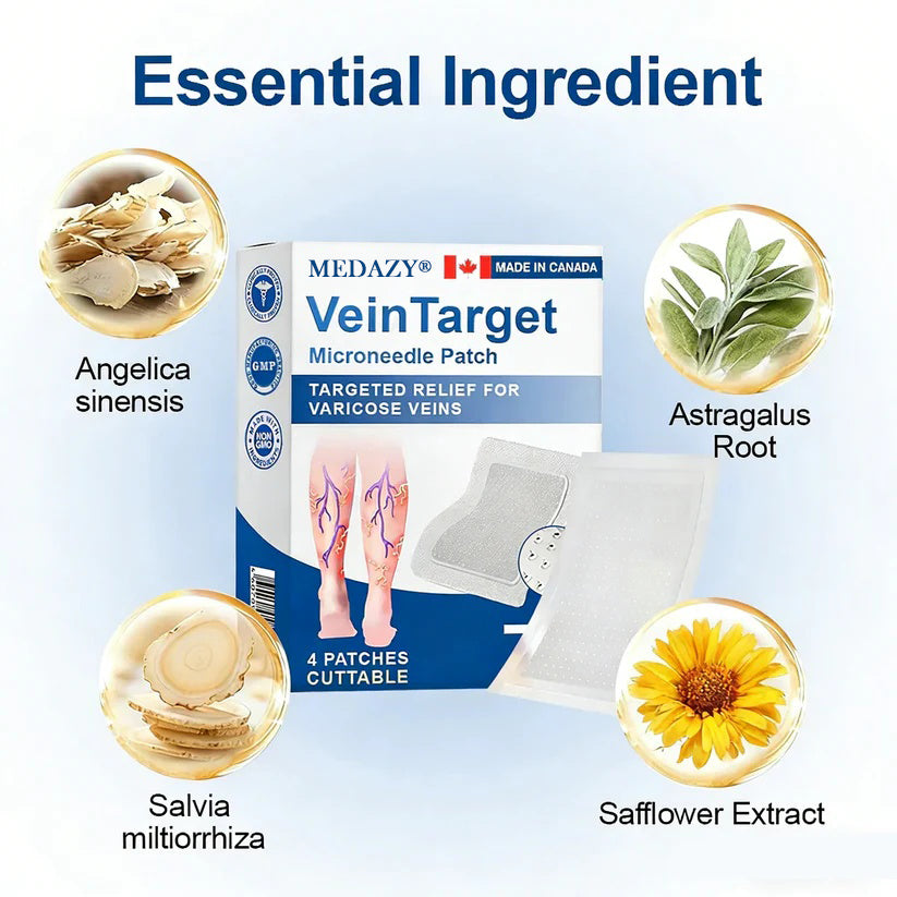 🇨🇦👨‍⚕️✅✅MEDAZY® VeinTarget Microneedle Patch