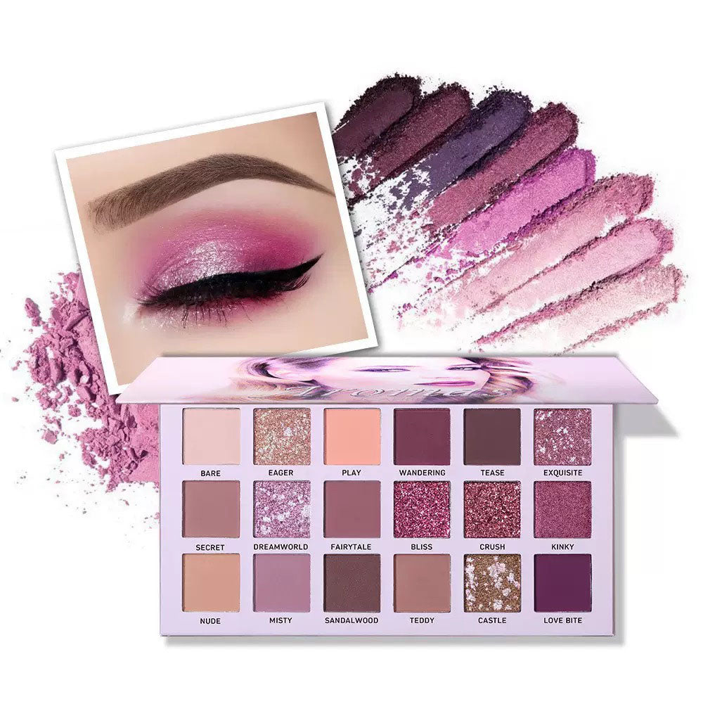 Professional 18 Colors Nude Eyeshadow Palette